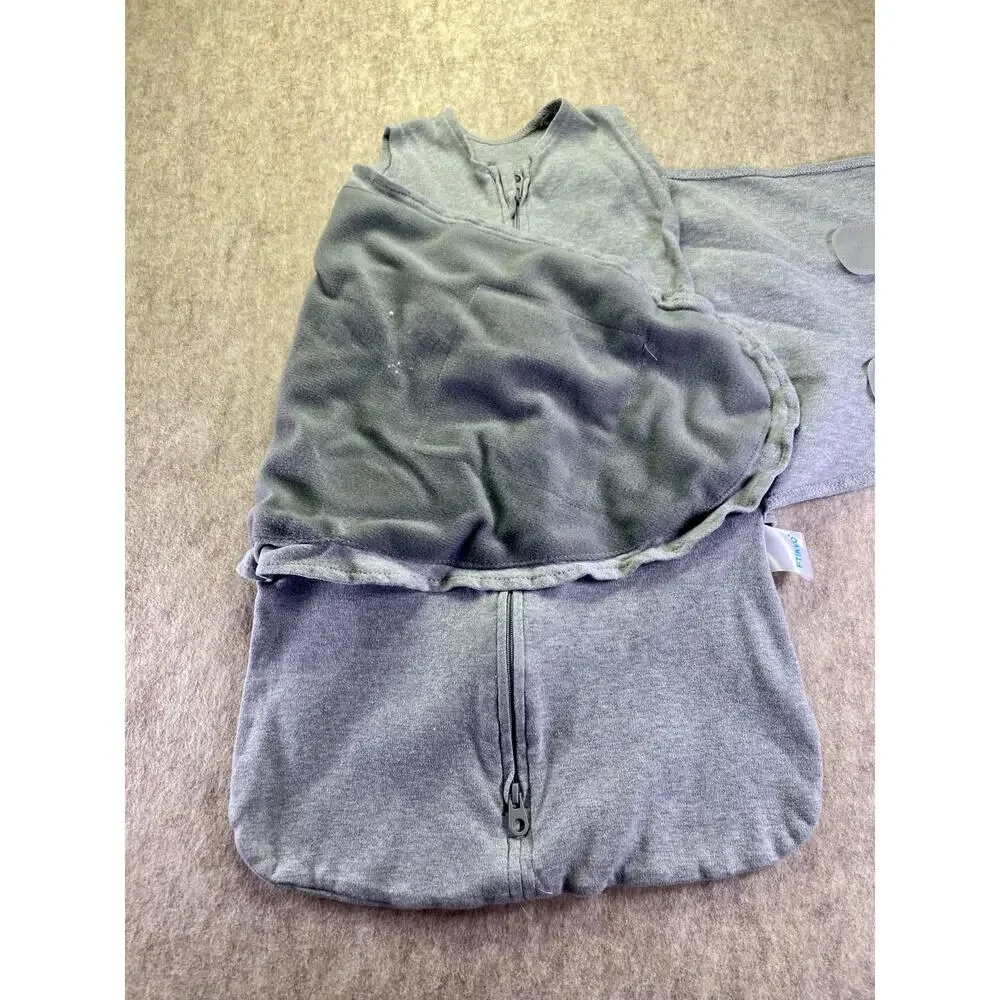 Ftikvo Gray Baby Swaddle Sleep Sack Size 0-3 Months
